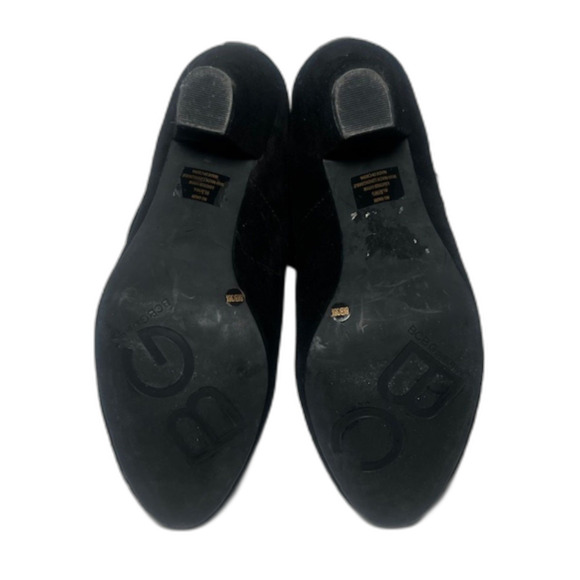 BCBG Suede Leather Slouch Boot Black Size 8.5 - Picture 6 of 7